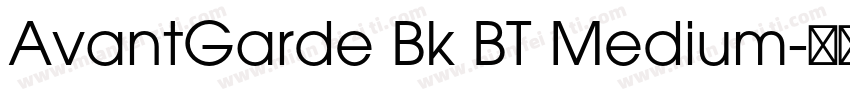AvantGarde Bk BT Medium字体转换